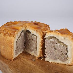 Chicken & Stuffing Pork Pie