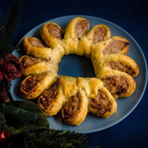 Sausage Roll Wreath