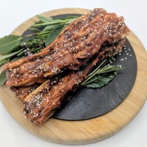 Marinated Pork Belly Strips